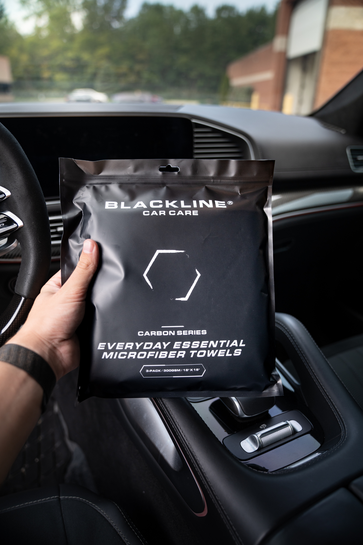 BLACKLINE® Everyday Microfiber Towels — 3-Pack