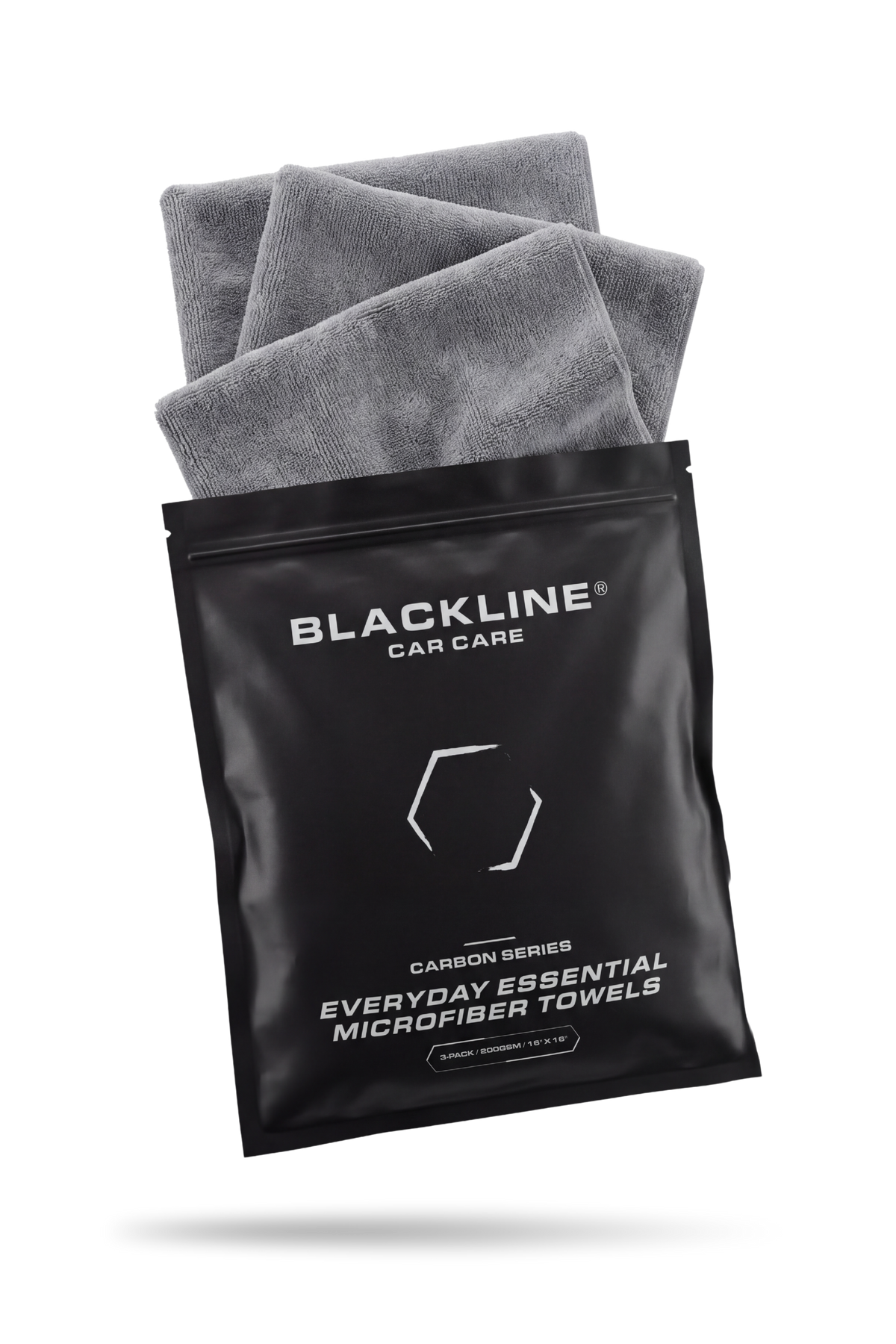 BLACKLINE® Everyday Microfiber Towels — 3-Pack